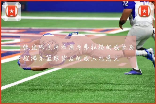 张佳玮点评浓眉与弗拉格的成长历程揭示篮球背后的成人礼意义